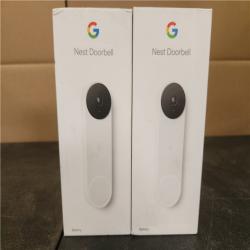 Phoenix Google Nest Doorbell (Battery) - Smart Wi-Fi Video Doorbell Camera (2-Pack)
