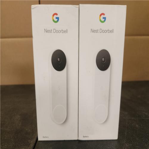Phoenix Google Nest Doorbell (Battery) - Smart Wi-Fi Video Doorbell Camera (2-Pack)