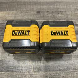 LIKE NEW - DEWALT FLEXVOLT 20-Volt /60-Volt MAX Lithium-Ion 9.0Ah Battery (2-Pack)