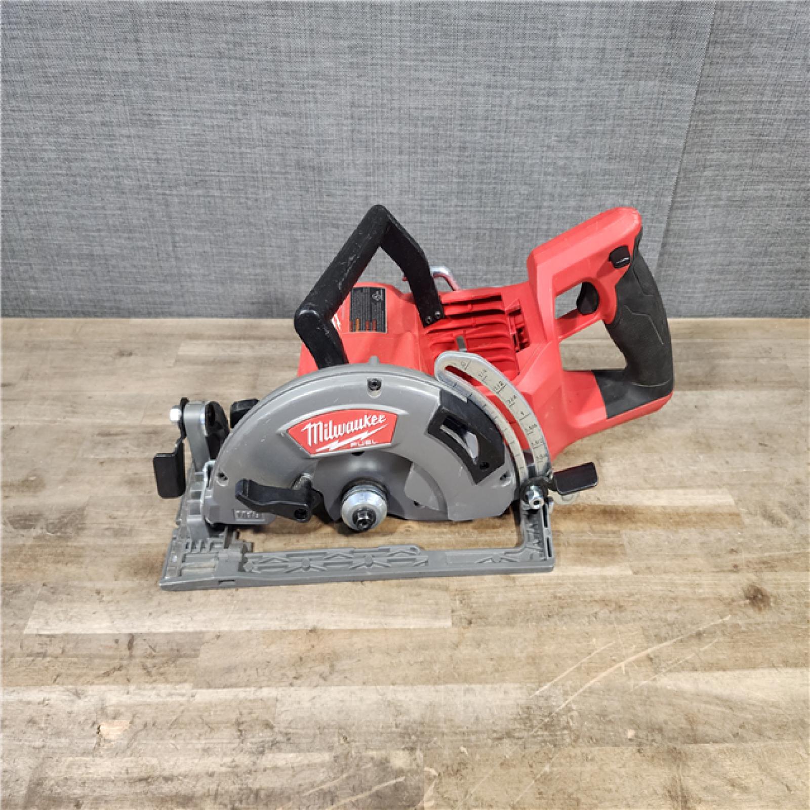HOUSTON LOCATION - AS-IS Milwaukee 2830-20 Rear Handle Circular Saw M18 FUEL 7-1/4 Cordless Brushless (Tool-Only)