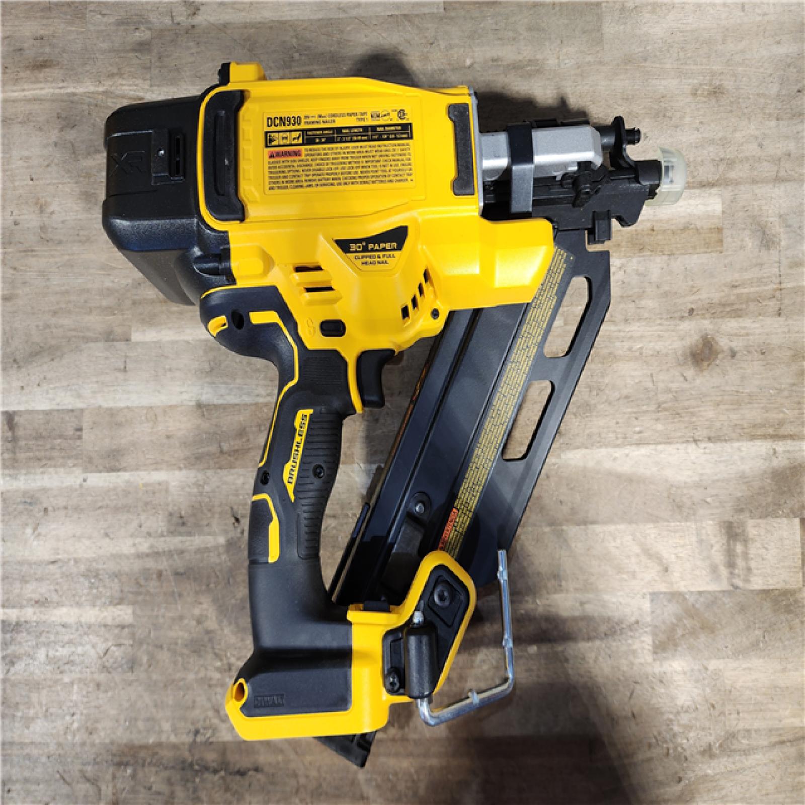 HOUSTON LOCATION - AS-IS DEWALT 20V 30 Degree Cordless Framing Nailer (Tool-Only)
