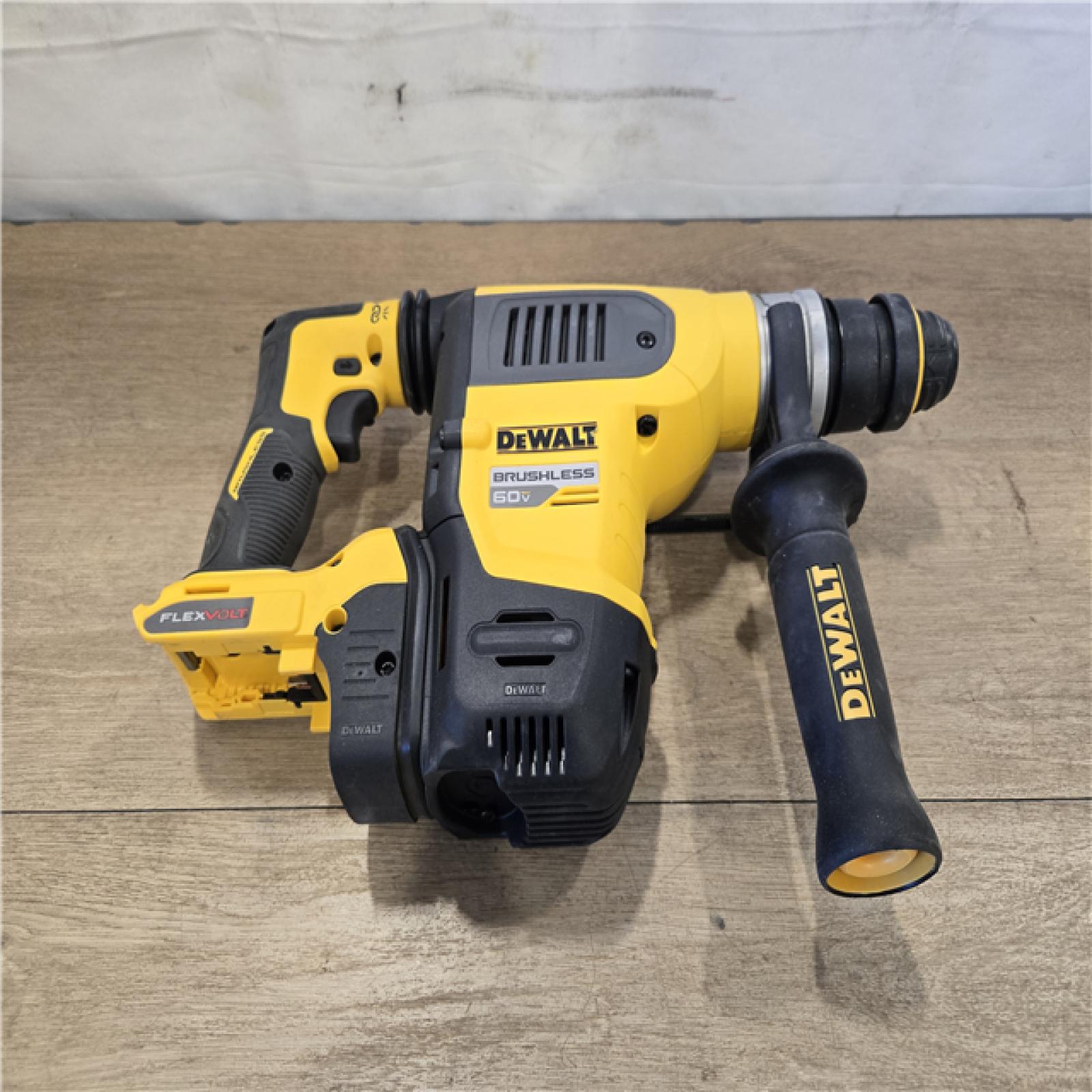 AS-IS DEWALT FLEXVOLT 60V MAX Cordless 1-1/4 in. SDS Plus Rotary Hammer (Tool Only)