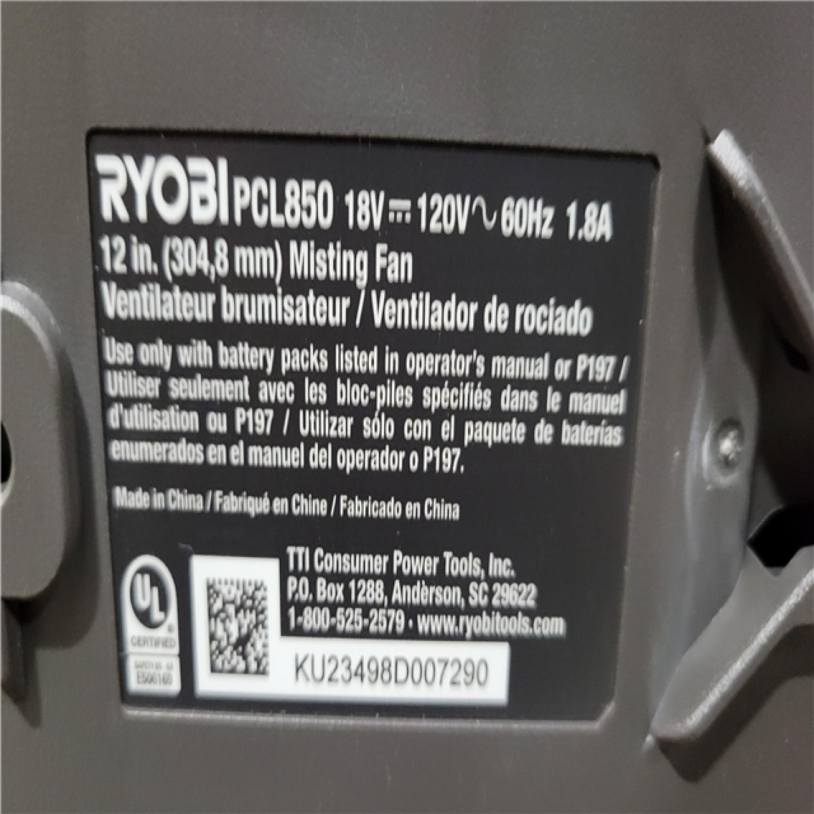 California NEW Ryboi One+ 18V 12 Hybrid Misting Air Cannon (Tool Only)