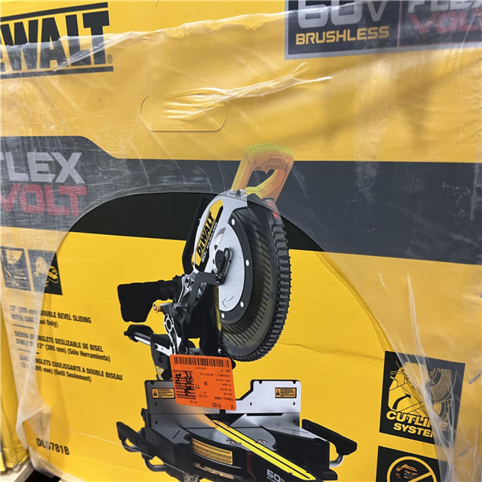 AS-IS DEWALT 60V Lithium-Ion 12 in. Cordless Sliding Miter Saw (Tool Only)