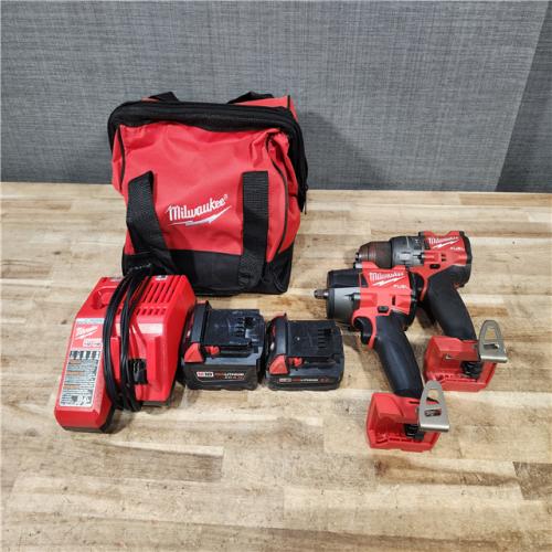 HOUSTON LOCATION - AS - IS Milwaukee 2 Tool Combo Kit W/ (2) Battery & Charger