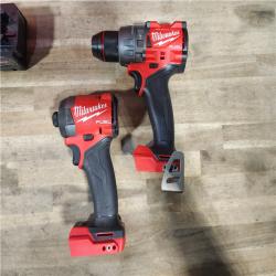 HOUSTON LOCATION - AS-IS MILWAUKEE FUEL 18V Lithium-Ion Brushless Cordless Hammer Drill and Impact Driver Combo Kit