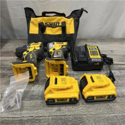 AS-IS DEWALT ATOMIC 20-Volt MAX Lithium-Ion Cordless Combo Kit