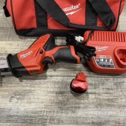 AS-IS Milwaukee 12V Lithium-Ion HACKZALL Cordless Reciprocating Saw Kit