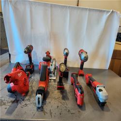 AS-IS- Milwaukee 18-Volt Lithium-Ion Cordless (9-Tool) Combo Kit
