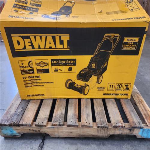 Phoenix DEWALT 21 in. 150cc Briggs and Stratton 625ex Engine Rear Wheel Drive 2-in-1 Gas Self Propelled Walk Behind Lawn Mower (NO BAG)