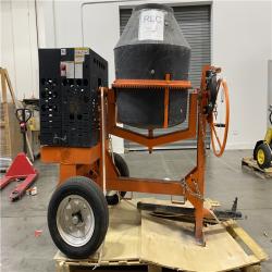 Dallas Location - As-Is TK Equipment 9 cu. ft. Poly Drum Towable Concrete Mixer with 270cc Gas Motor