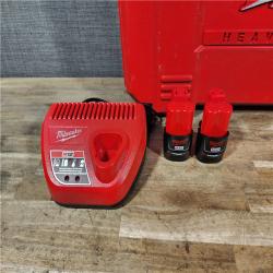 HOUSTON LOCATION - AS-IS (APPEARS LIKE NEW) M12 12-Volt Lithium-Ion Force Logic Cordless Press Tool Kit (3 Jaws Included) with Two 1.5 Ah Battery and Hard Case