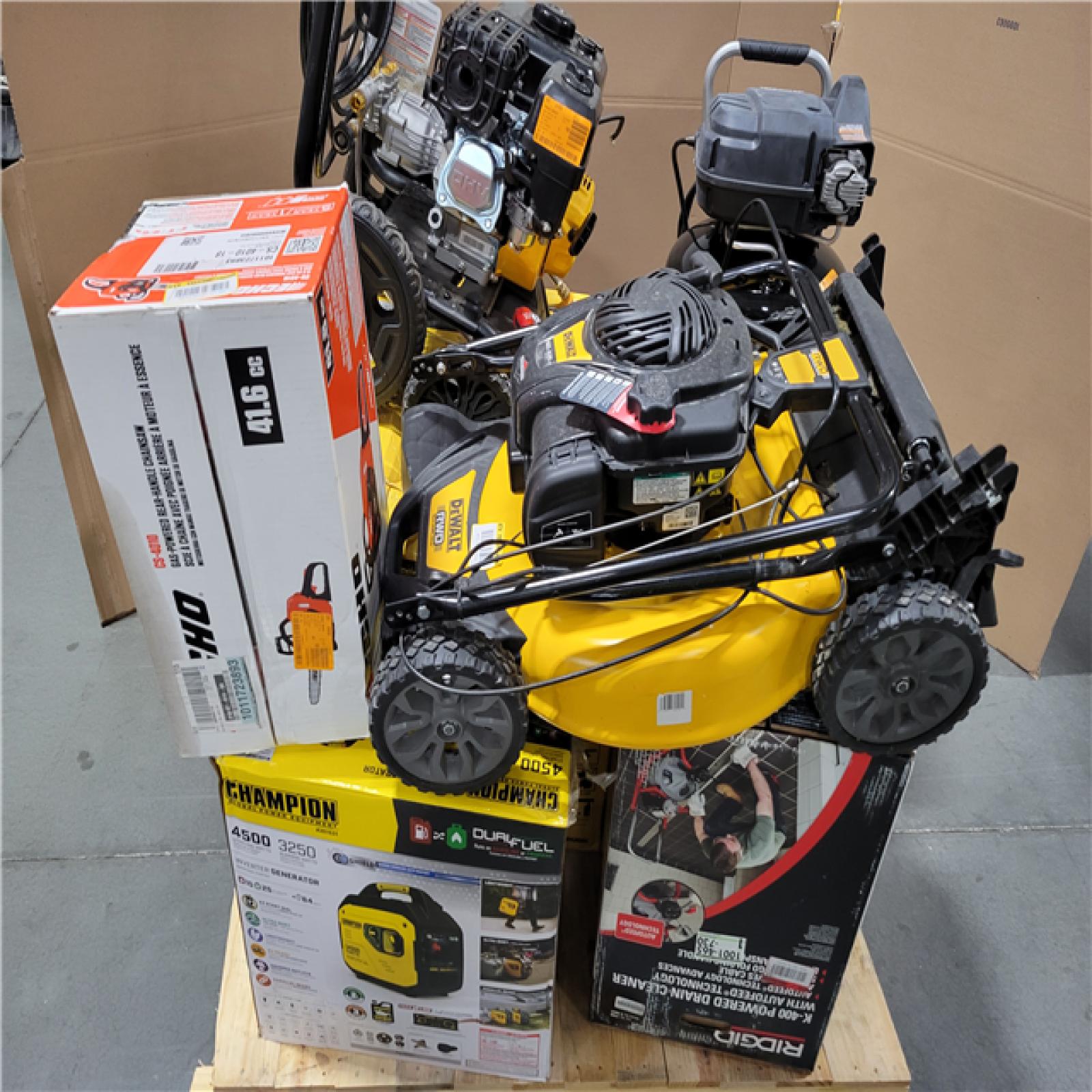 CALIFORNIA AS-IS OUTDOOR POWER EQUIPMENT