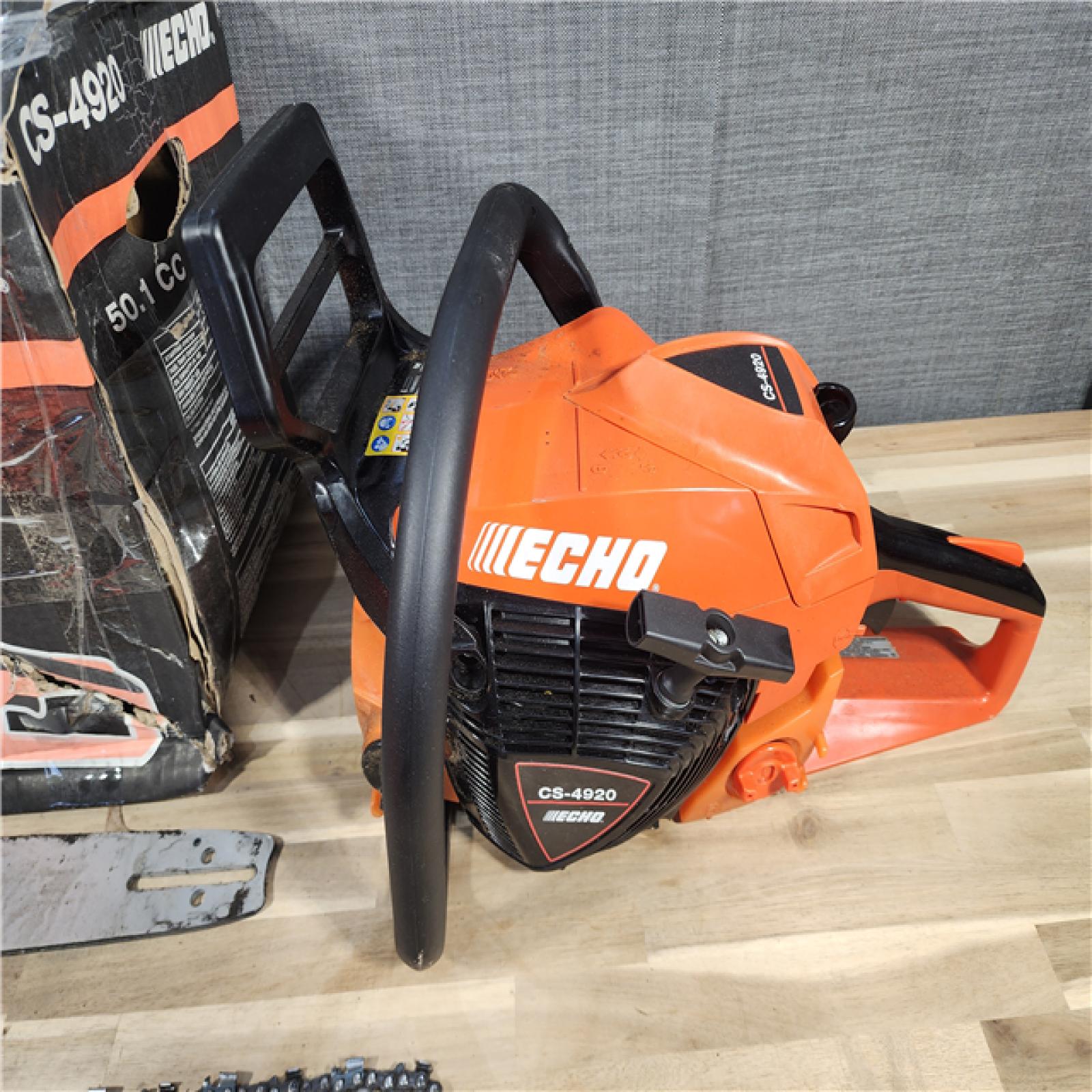 HOUSTON LOCATION - AS-IS ECHO 20 in. 50.1 Cc 2-Stroke Gas Rear Handle Chainsaw