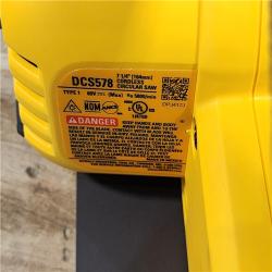 HOUSTON LOCATION - AS-IS DeWALT Flexvolt Max 7-1/4  60V Brushless Circular Saw (Tool Only)