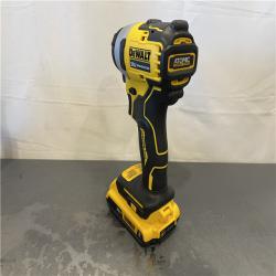 AS-IS - DEWALT ATOMIC 20V MAX* Brushless Cordless Compact 1/4 in. Impact Driver Kit