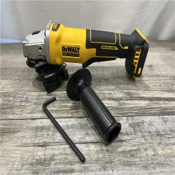 AS-IS DEWALT 20V MAX Cordless Brushless 4-1/2 in. Angle Grinder with Paddle Switch (Tool Only)