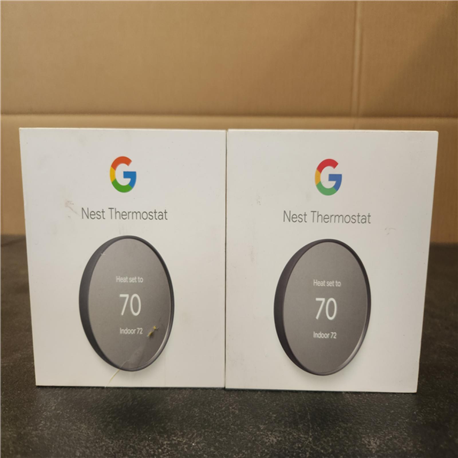 Phoenix Google Nest Thermostat - Smart Programmable Wi-Fi Thermostat (2-Pack)