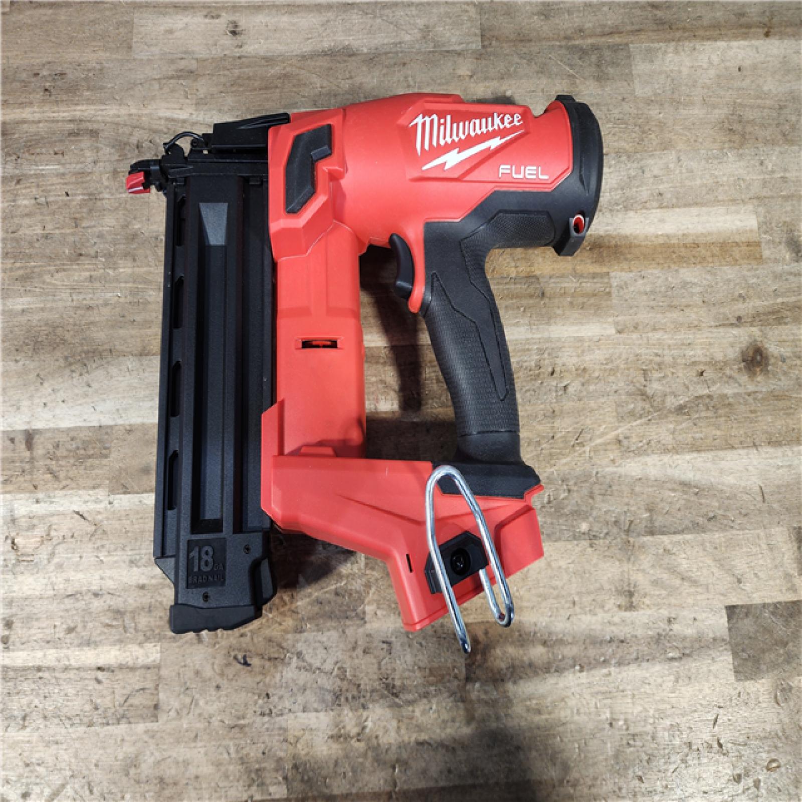 HOUSTON LOCATION - AS-IS (APPEARS LIKE NEW) Milwaukee FUEL 18-Volt Lithium-Ion Brushless Cordless Gen II 18-Gauge Brad Nailer (Tool-Only)