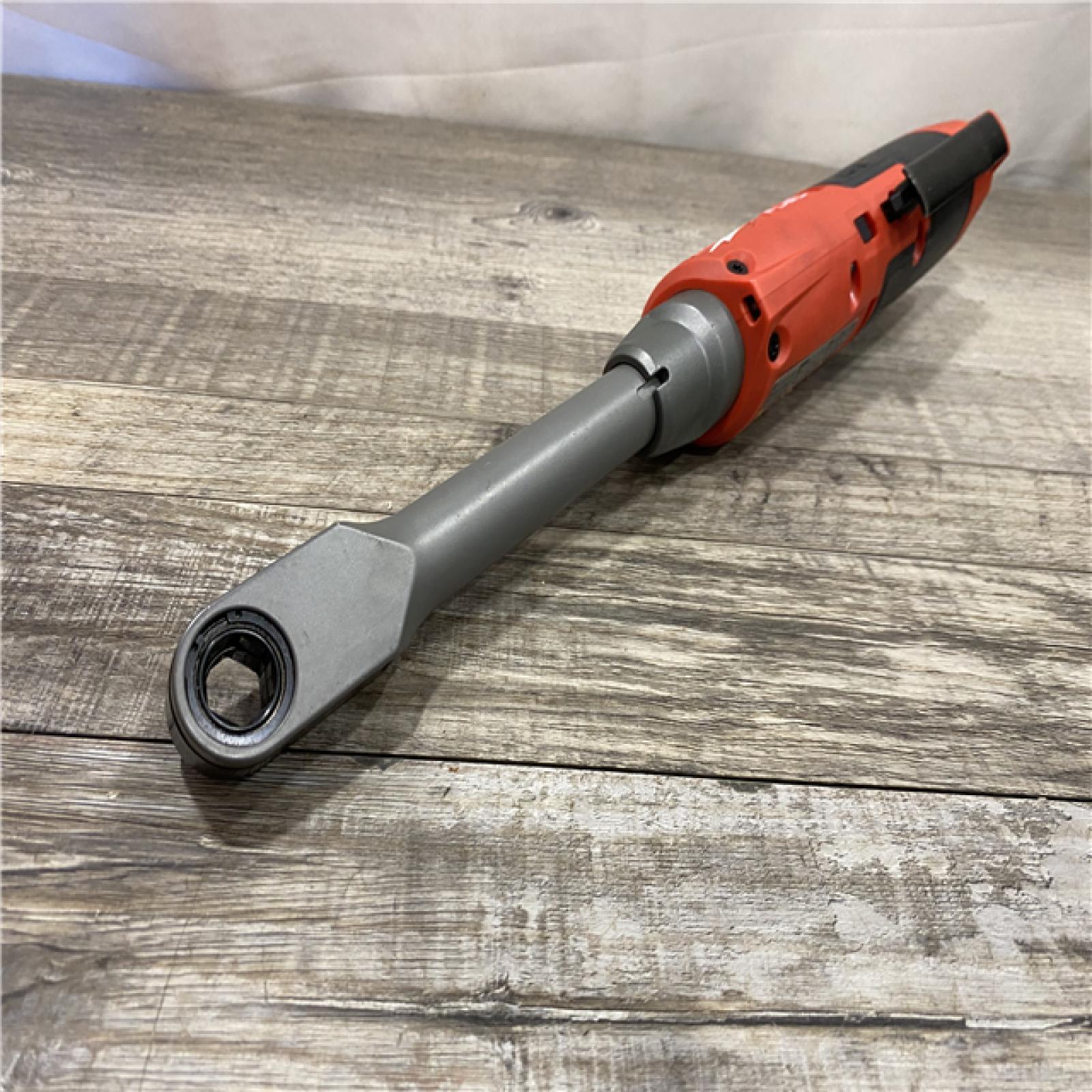 AS-IS Milwaukee FUEL INSIDER 12V Lithium-Ion Brushless Cordless 1/4 in. - 3/8 in. Extended Reach Box Ratchet (Tool-Only)