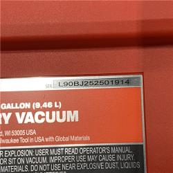 AS-IS Milwaukee FUEL PACKOUT 18-Volt Lithium-Ion Cordless 2.5 Gal. Wet/Dry Vacuum (Vacuum-Only)