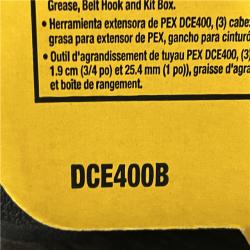 NEW - DEWALT 20V MAX Cordless 1 in. PEX Expansion Tool Kit
