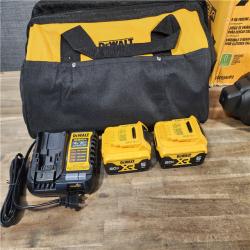 HOUSTON LOCATION - AS-IS (APPEARS LIKE NEW) DEWALT 20V MAX XR Lithium-Ion Cordless Brushless 9-Gauge Fencing Stapler Kit with (2) 5Ah Batteries, Charger and Bag