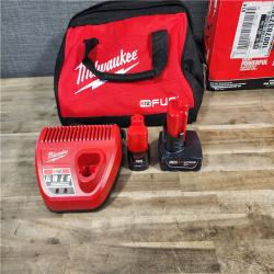 HOUSTON LOCATION - AS-IS Milwaukee 3497-22 12V Brushless Hammer Drill and Impact Driver Combo Kit