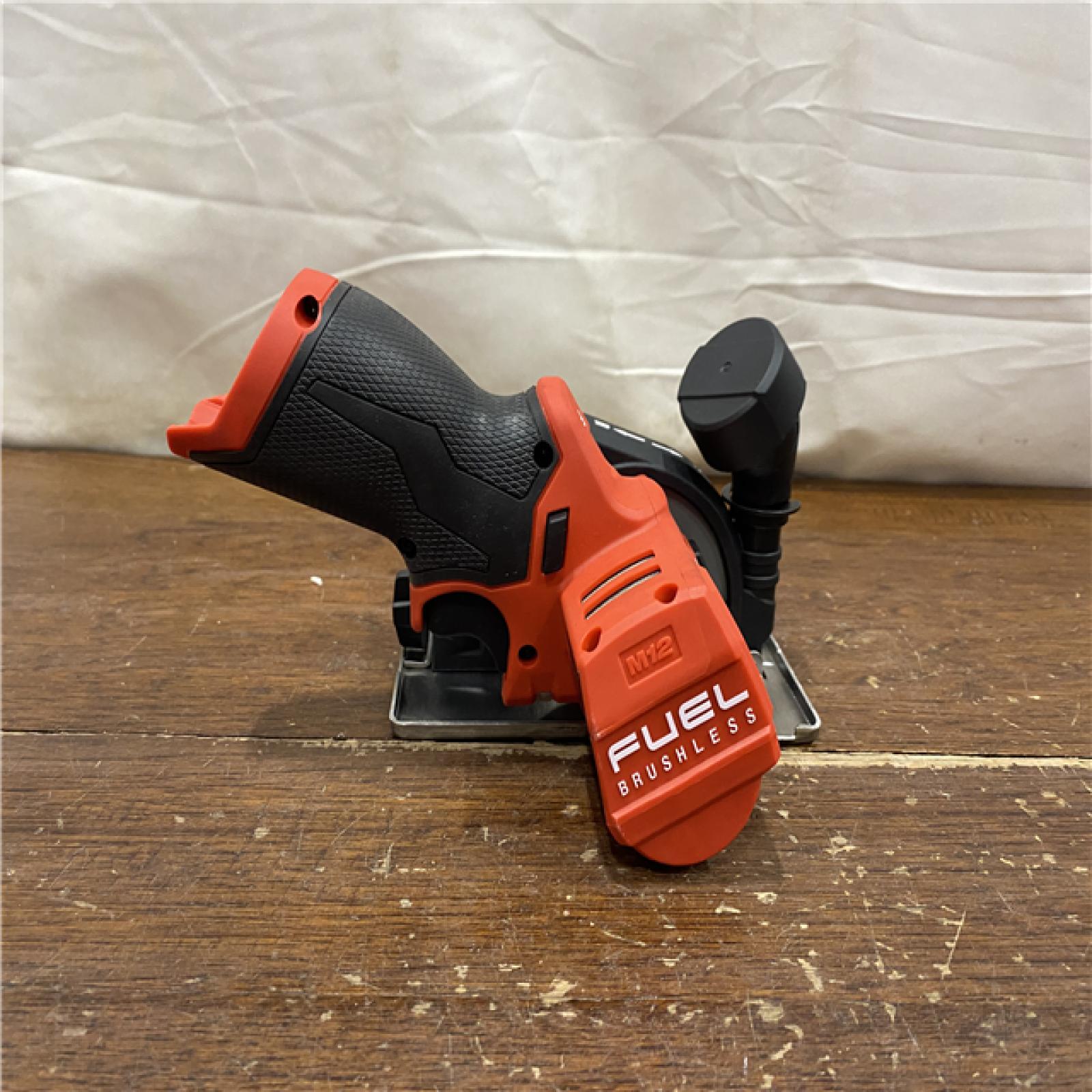 AS-IS Milwaukee M12 FUEL 12V Lithium-Ion Brushless Cordless 3 in. Cut Off Saw (Tool-Only)
