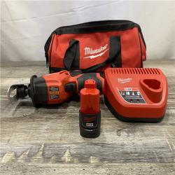 AS-IS Milwaukee 12V Lithium-Ion HACKZALL Cordless Reciprocating Saw Kit