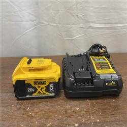 AS-IS DEWALT 20-Volt Maximum XR 5.0 Ah Battery Pack and Charger