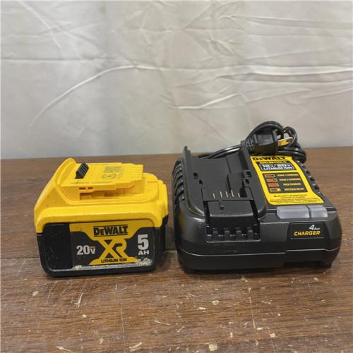 AS-IS DEWALT 20-Volt Maximum XR 5.0 Ah Battery Pack and Charger