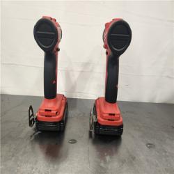 AS-IS- Milwaukee M18 18V Lithium-Ion Brushless Cordless Compact Drill/Impact Combo Kit