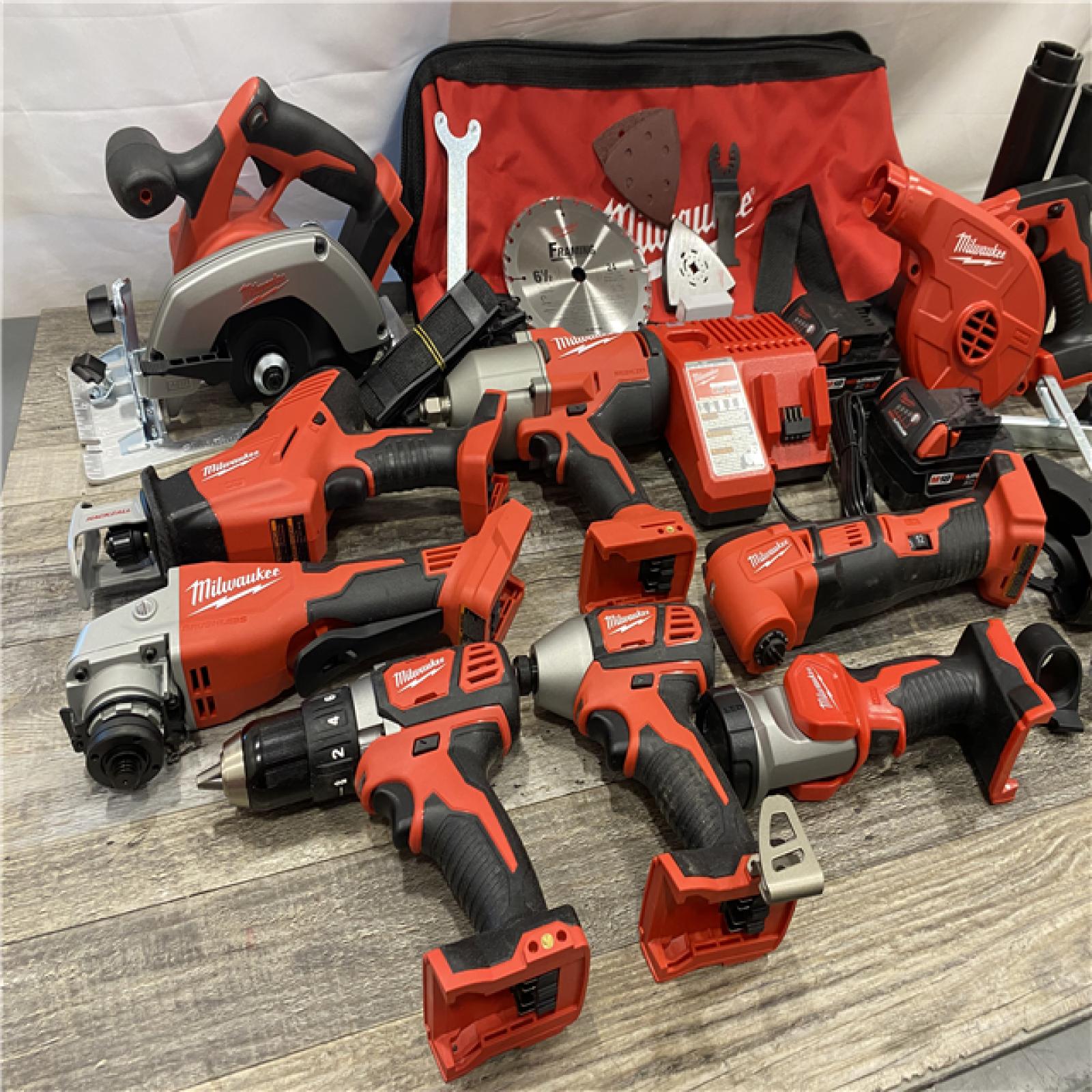 AS-IS Milwaukee 18-Volt Lithium-Ion Cordless Combo Kit