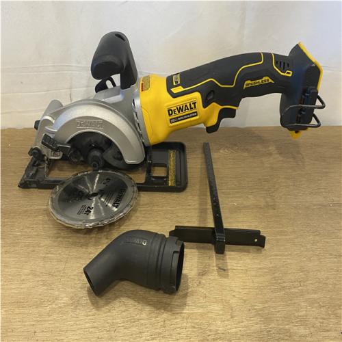 AS-IS DEWALT ATOMIC 20V MAX Cordless Brushless 4-1/2 in. Circular Saw (Tool Only)
