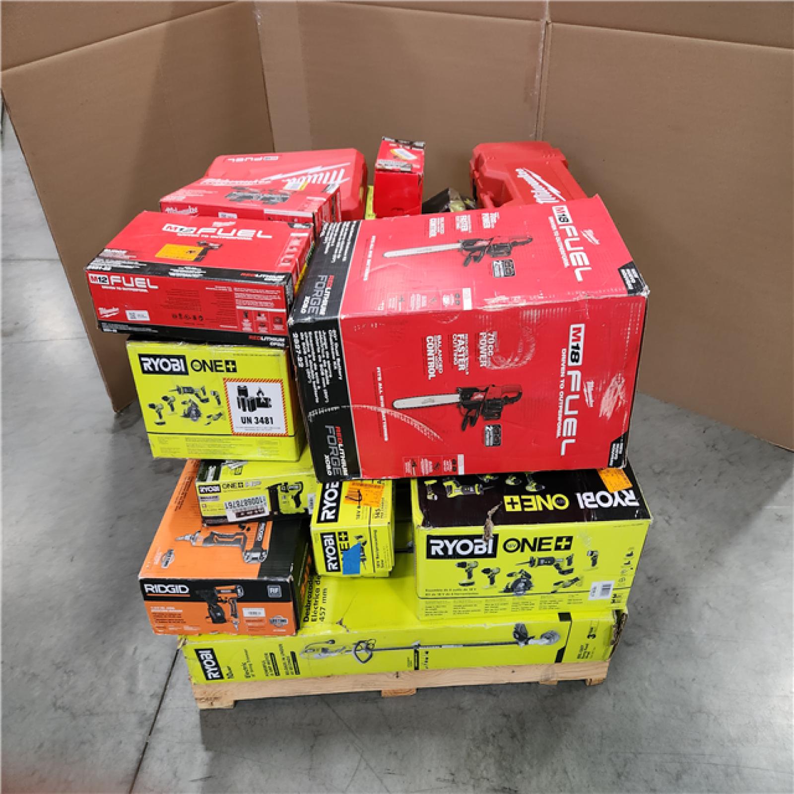 CALIFORNIA  AS-IS TOOL PALLET