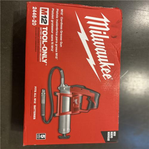 AS-IS - Milwaukee M12 12V Lithium-Ion Cordless Grease Gun (Tool-Only)