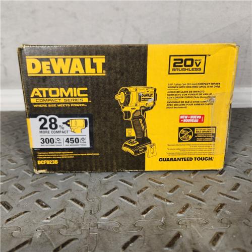 Houston Location - AS-IS DeWalt 20V MAX ATOMIC 3/8 in. Cordless Brushless Compact Impact Wrench Tool Only - Appears IN LIKE NEW Condition