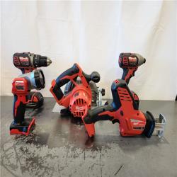 AS-IS- Milwaukee 18V Lithium-Ion Cordless Combo Kit