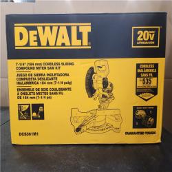 Phoenix NEW DEWALT 20V MAX Cordless 7-1/4 in. Sliding Miter Saw with (1) 20V Battery 4.0Ah