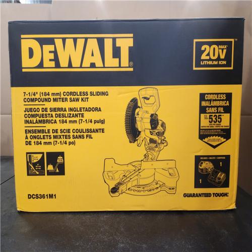 Phoenix NEW DEWALT 20V MAX Cordless 7-1/4 in. Sliding Miter Saw with (1) 20V Battery 4.0Ah