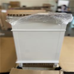 DALLAS LOCATION - Home Decorators Collection Sonoma 60 in. Double Sink White Bath Vanity with Carrara Marble Top (Assembled)