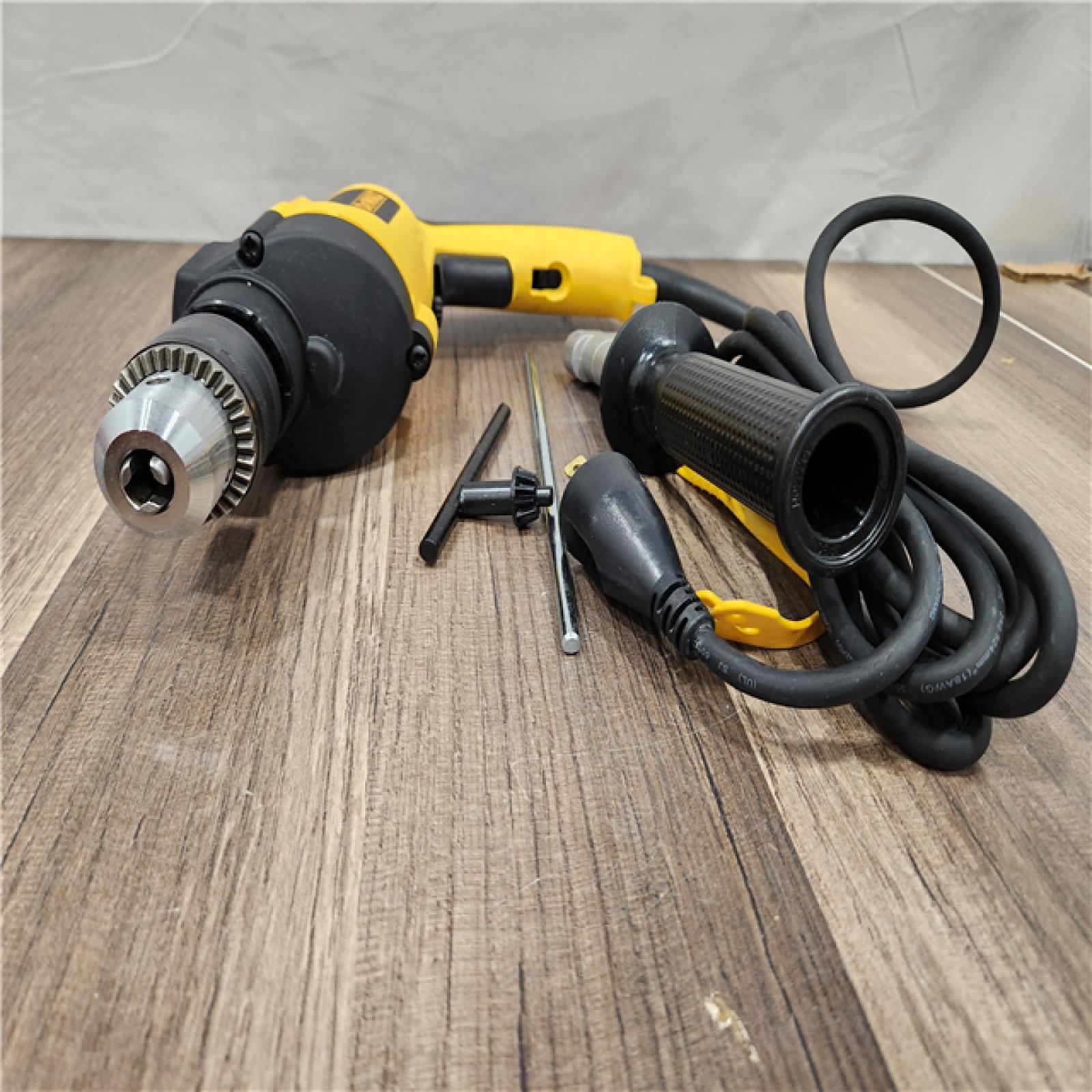 AS-IS DEWALT 7.8 Amp Corded 1/2 in. Variable Speed Reversible Hammer Drill