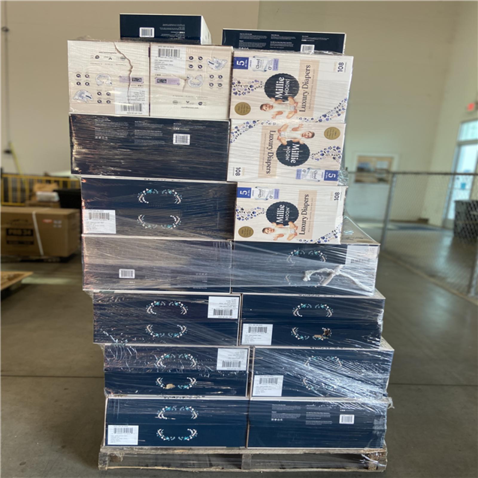 DALLAS LOCATION - MIXED DIAPERS & WIPES PALLET