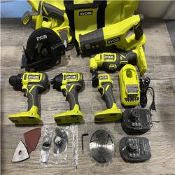 AS-IS RYOBI ONE+ 18V Cordless 6-Tool Combo