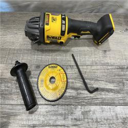 AS-IS DEWALT FLEXVOLT 60V MAX Cordless Brushless 4.5 in. to 6 in. Small Angle Grinder with Kickback Brake (Tool Only)