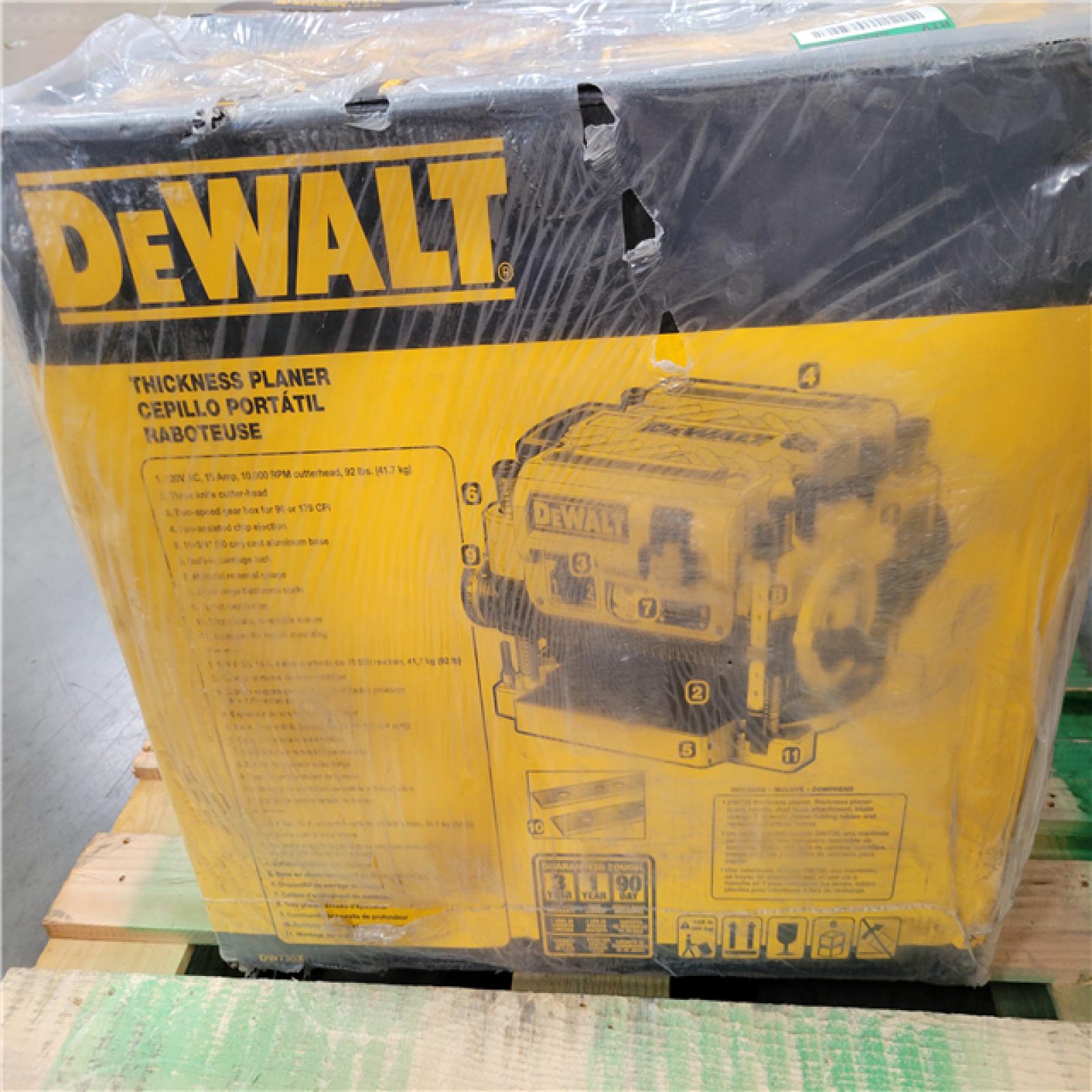 CALIFORNIA AS-IS DEWALT 13 (330mm) THICKNESS PLANER