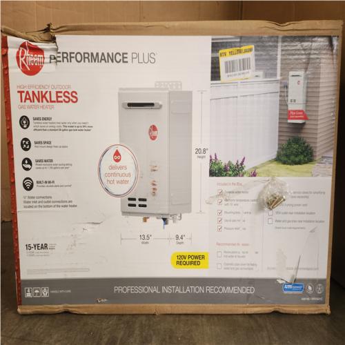 Phoenix NEW Rheem Performance Plus 9.5 GPM Smart Non-Condensing Outdoor Natural Gas Tankless Water Heater