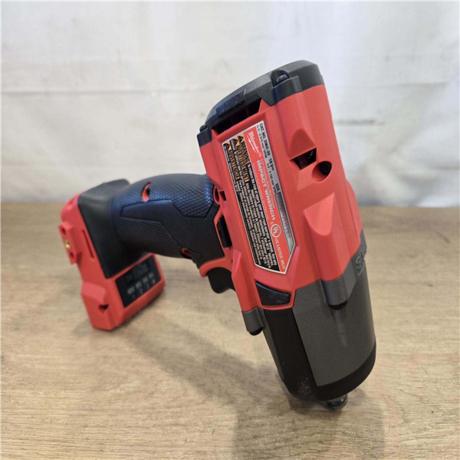 AS-IS Milwaukee FUEL 18V Cordless Mid Torque 1/2 in. Impact Wrench w/ M12 FUEL 3/8 in. Ratchet Combo Kit