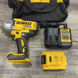 AS-IS DEWALT 20V MAX Lithium-Ion Cordless 1/2 in. Impact Wrench Kit